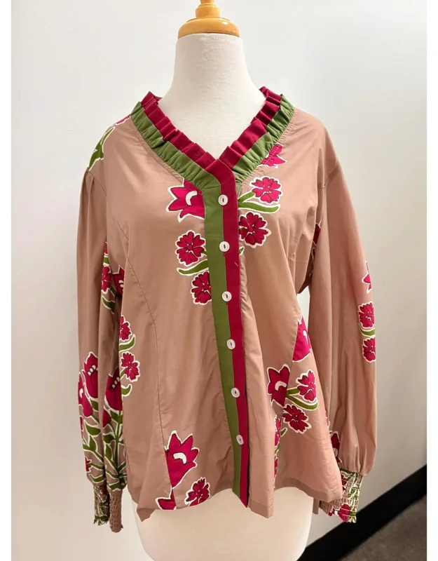 Floral Long Sleeve Shirt