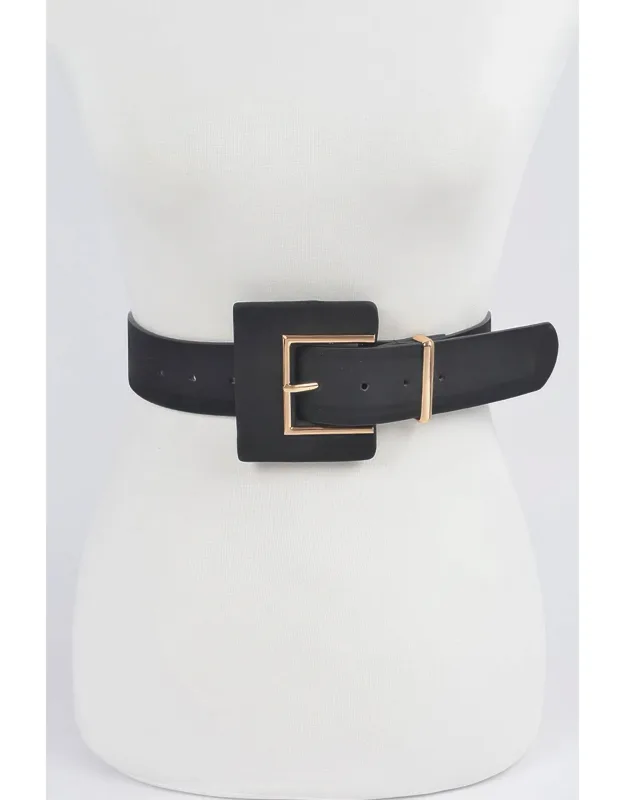 Faux Suede Belt