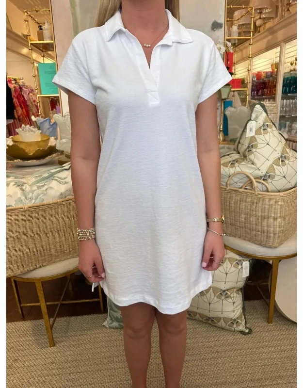 Textured Terry Tunic Dress