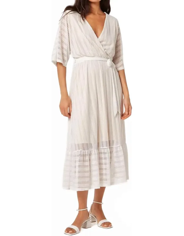 Shimmer Kimono Midaxi Dress