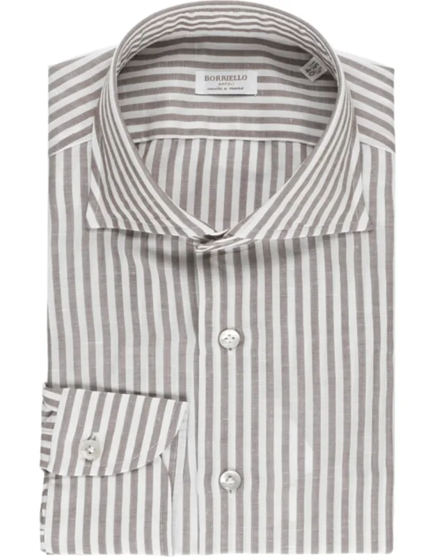 Striped Cotton Casual Shirt