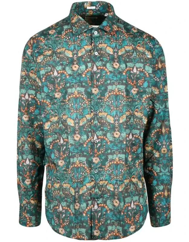 Floral Cotton-blend Shirt