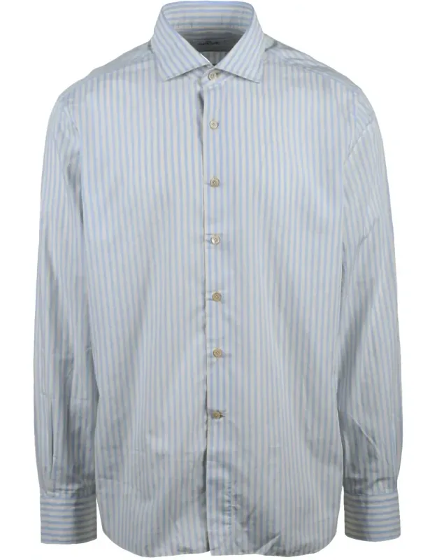 Light Blue Striped Shirt