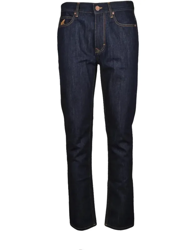 Cotton Tapered Jeans