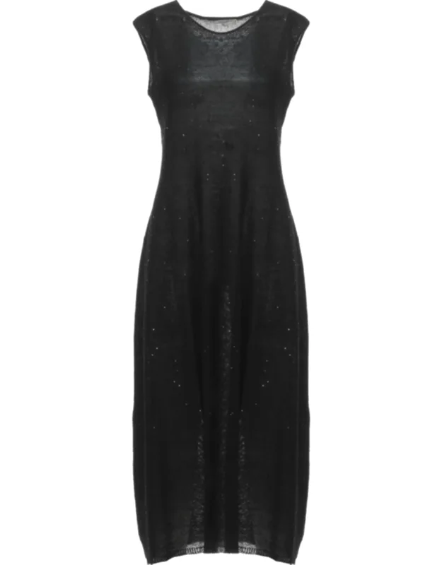 Midi Dress With All-over Sequin Embellishment