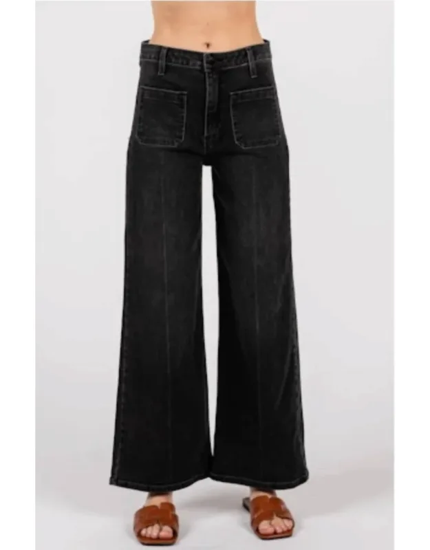 Sailor Front Patch Pocket Jeans
