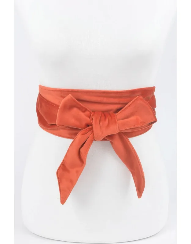 Velvet Kimono Belt - Long Wrap Design For Adjustable Styling