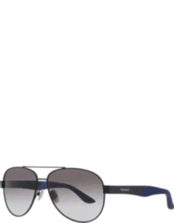 62 Mm Matte Black Sunglasses