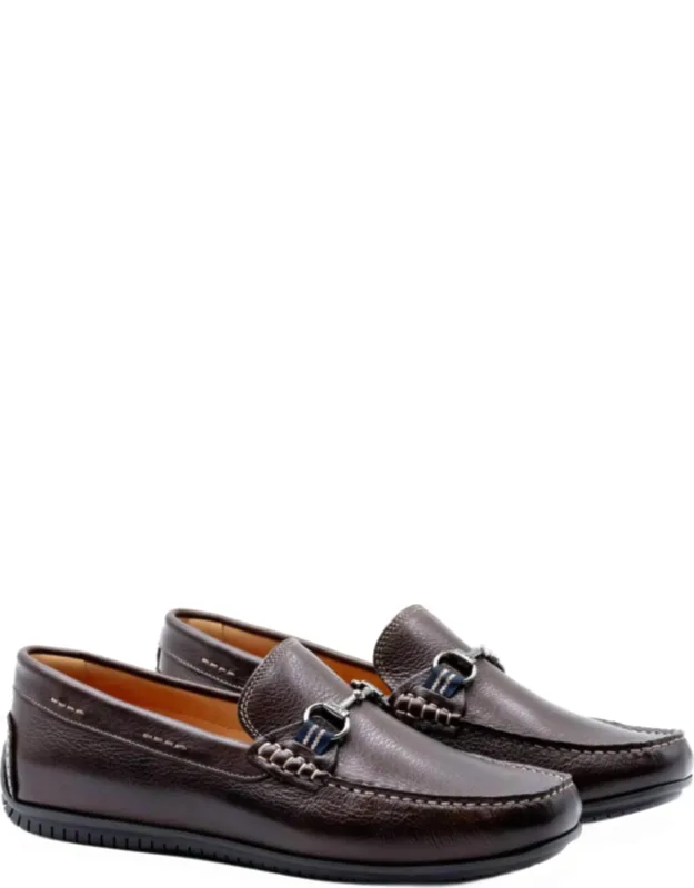 Bermuda Leather Horse Bit Loafers