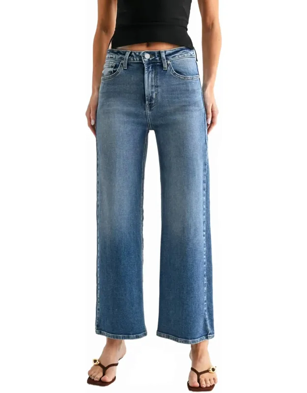 High Rise Wide Leg Jeans