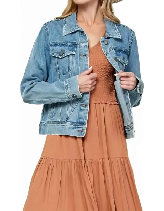 Cropped Denim Jacket