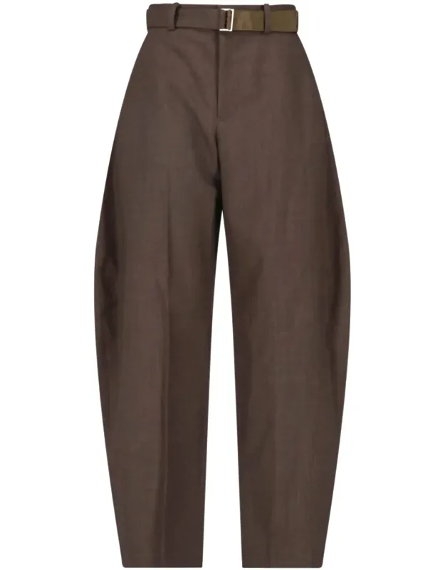 Wool Trousers With High Waist
