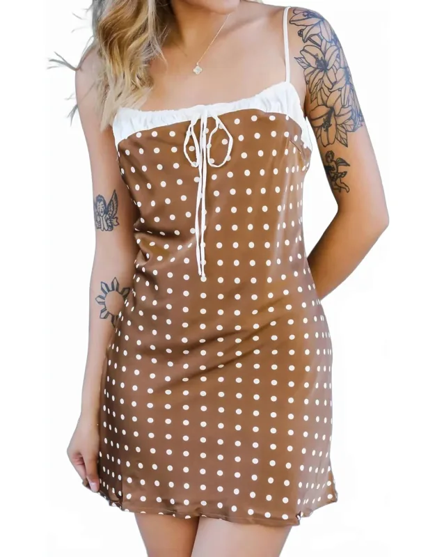 Polka Dot Mini Dress