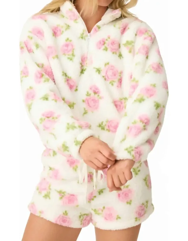 Plush Half Zip Jacket