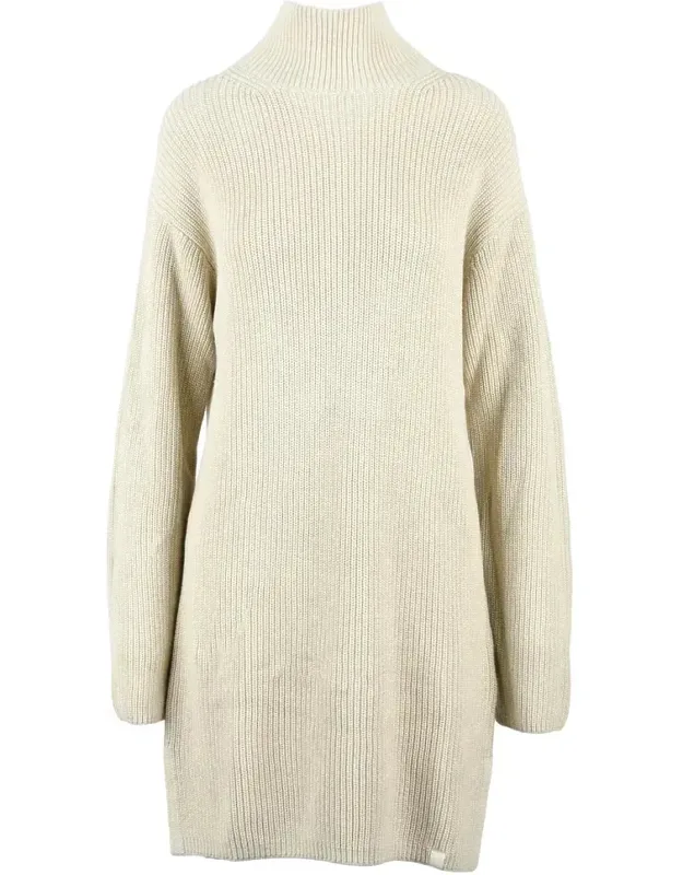 Ribbed Turtleneck Dress