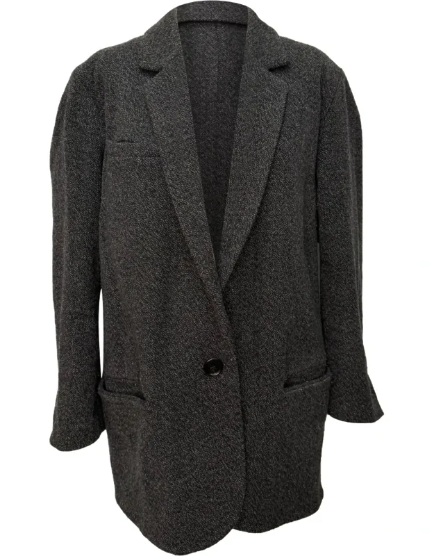 Tweed Peacoat Blazer