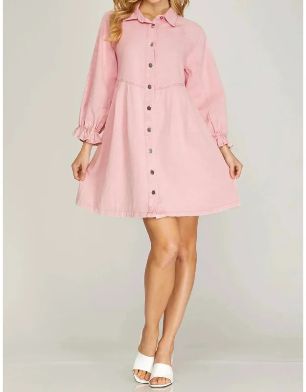 Button Down Shirt Dress