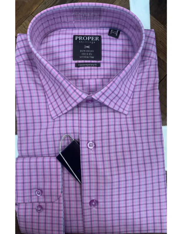 Contemporary Plaid Button Down Shirt