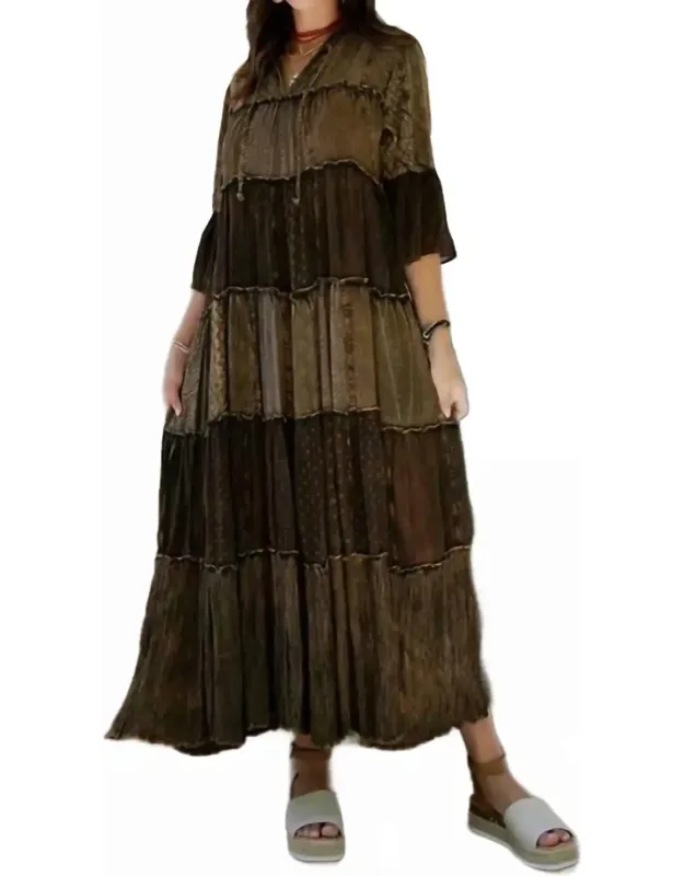 Timeless Long Jhabla Dress