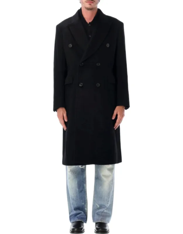 Structured Double-breasted Coat
