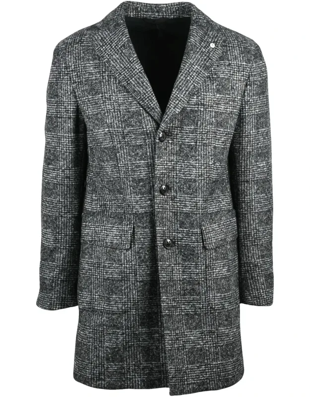 Polyester-blend Coat