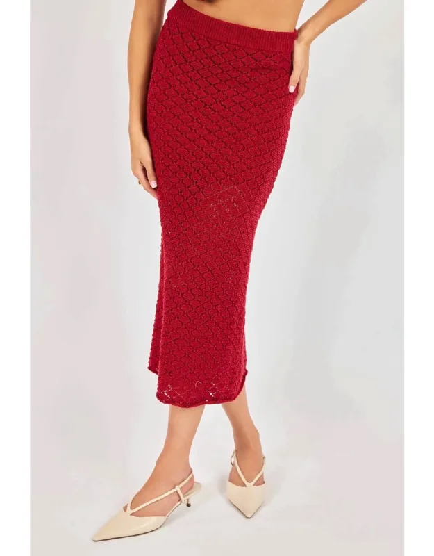 Knit Midi Skirt