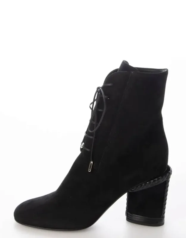 Chana Lace-up Suede Ankle Boots