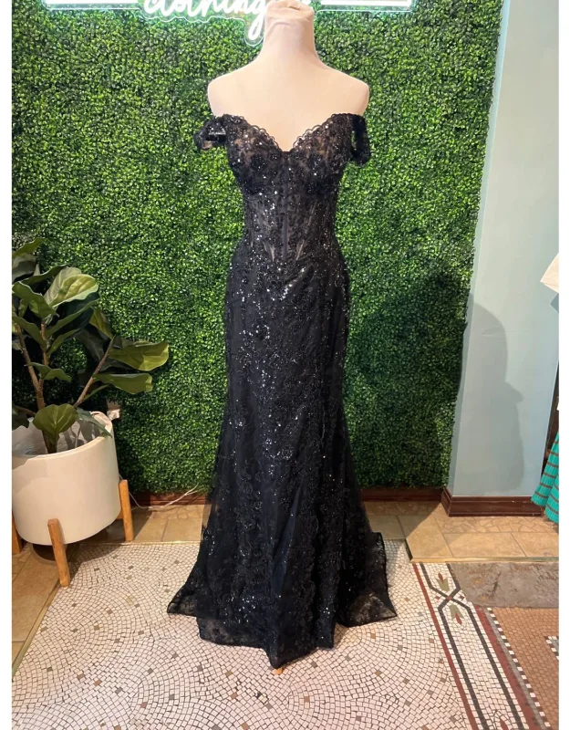 Off Shoulder Prom Dress