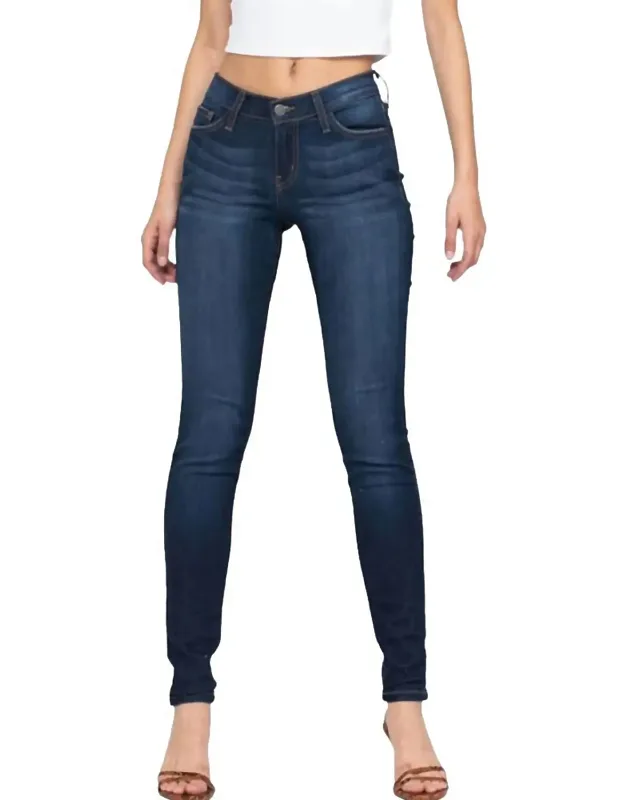 Super Stretchy & Soft Distressed Rayon Skinny Jeans