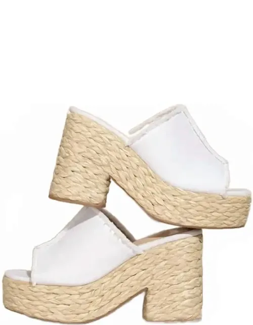 Alison Peep Toe Braided Platform Sandals