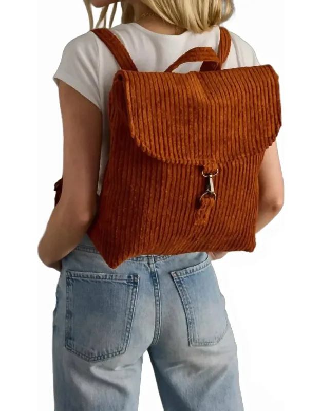 Corduroy Backpack