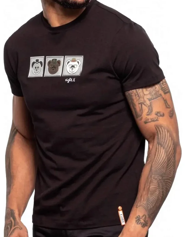 Three Bears Graphic T-shirt