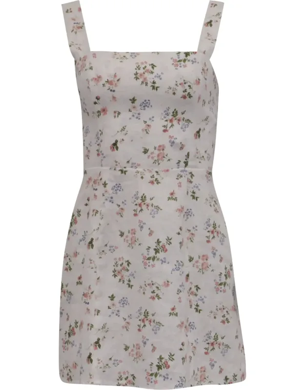 Floral-print Mini Dress