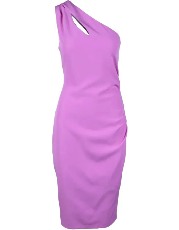 One-shoulder Recycled Polyester Day Dress
