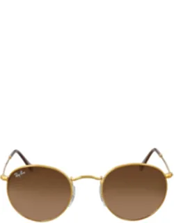 Round Metal Sunglasses Rb3447 - 100% Uv Protection, Non-polarized