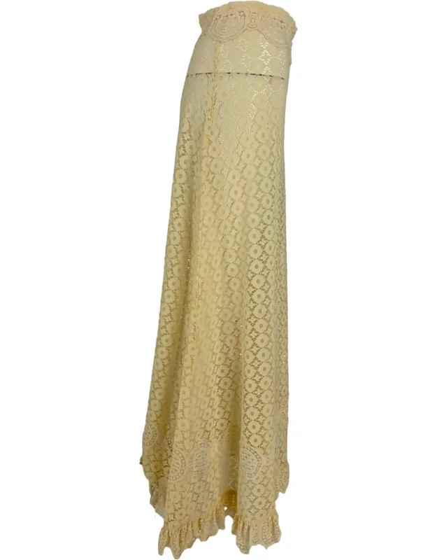 Lace Midi Skirt