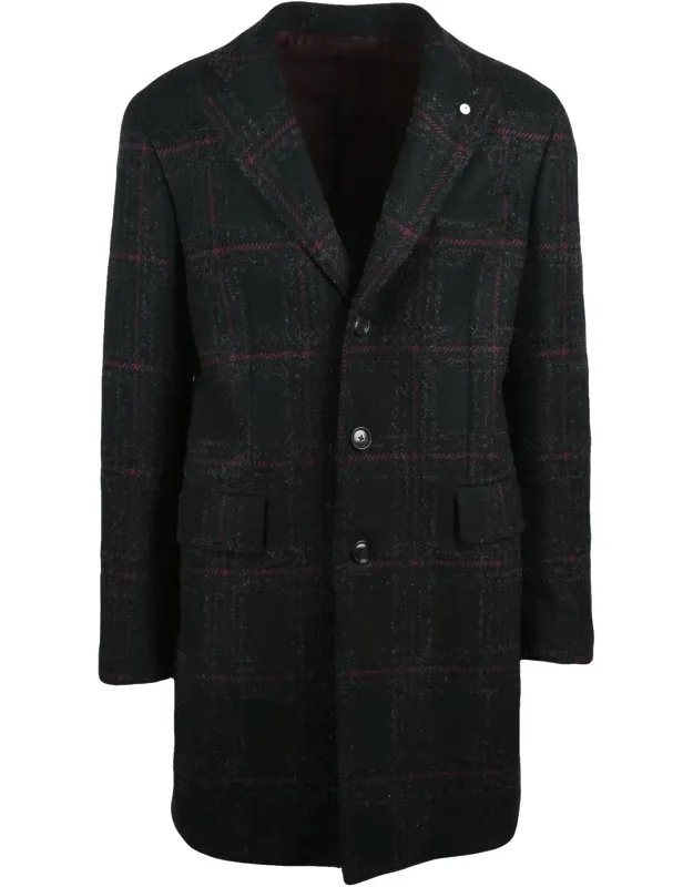 Wool-blend Coat