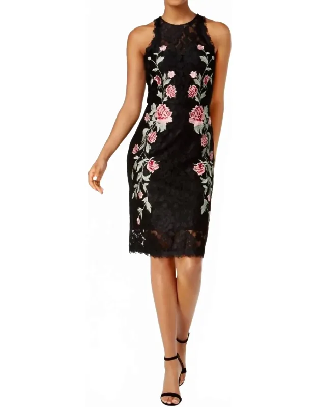 Embroidered Lace Dress