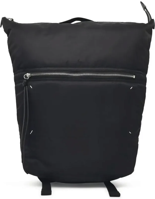 Fabric Backpack With Iconic Four Stitches Detail