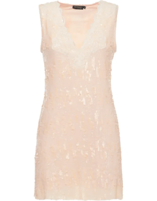 V-neck Mini Dress
