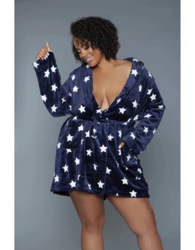 Kaylee Robe - Plush Fabric, Relaxed Fit