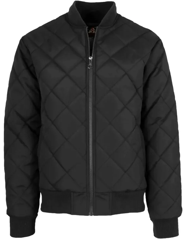 Quilted Bomber Jacket