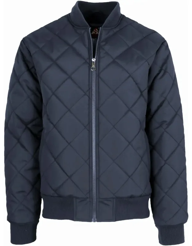Quilted Bomber Jacket