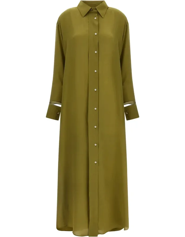 Silk Long Dress