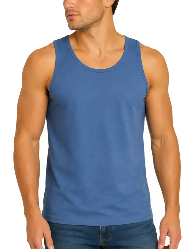 Micro Waffle Knit Heavyweight Sleeveless Tank Top