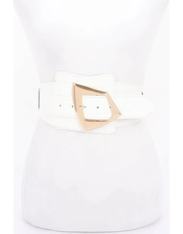 Metal Buckle Elastic Belt - Adjustable Fit, Durable Material