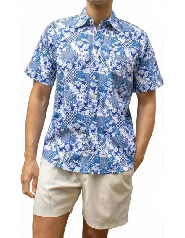Button-up Front Short Sleeve Shirt