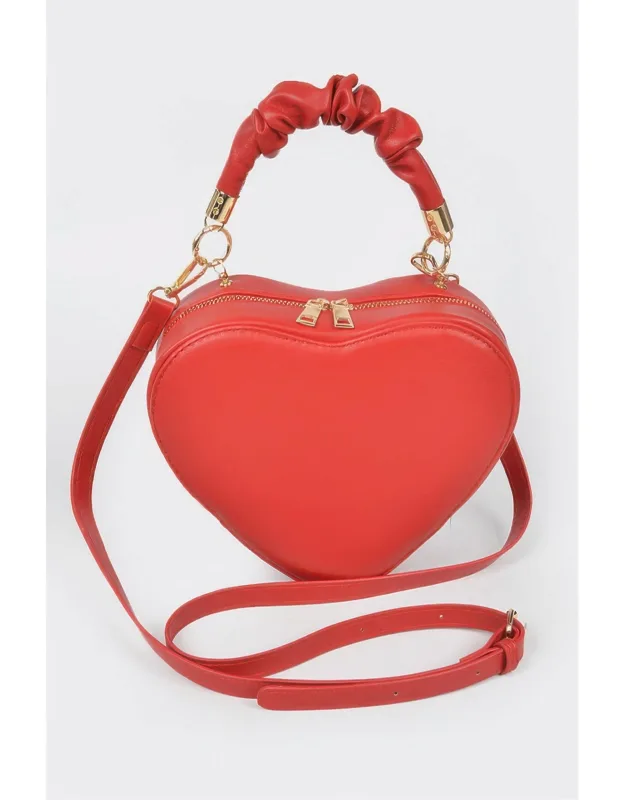 Heart Shape Top Handle Bag