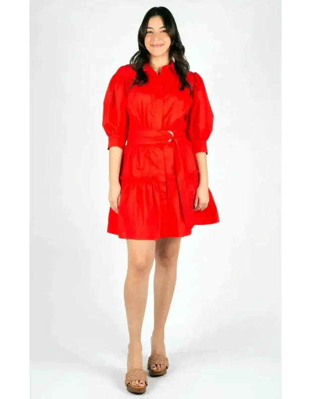 Yara Mini Dress With Vintage-inspired Design And A-line Silhouette