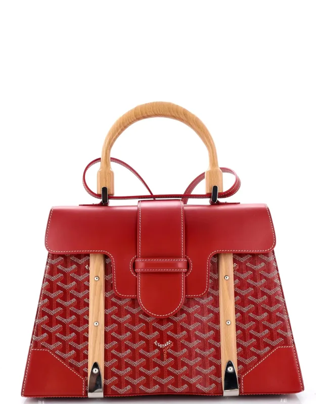 Saigon Top Handle Bag Coated Canvas With Leather Mm